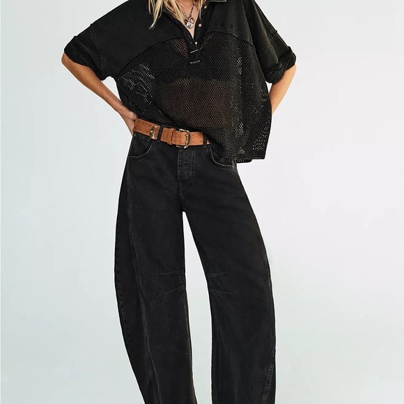 Free People Denim - We The Free Good Luck Mid Rise Barrel Jeans
